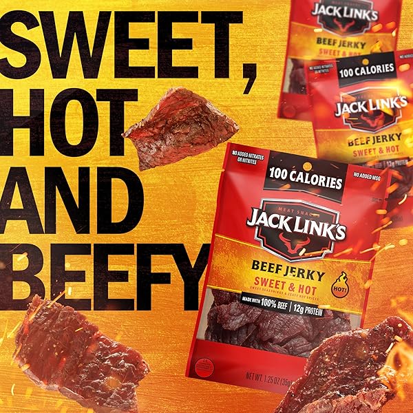 JACK LINK’S ORIGINAL BEEF JERKY CHEW – (36 PACK) 0.32 OZ TINS – READY TO EAT PROTEIN SNACKS – 4G PROTEIN PER SERVING – MADE WITH 100% REAL BEEF
