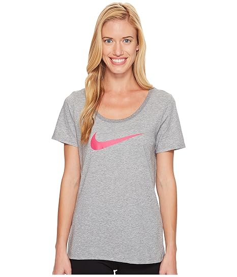 Nike Damen Dry Dri-fit Scoop 2 Kurzarm T-Shirt
