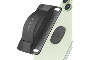 Sinjimoru Detachable Phone Wallet, Phone Card Holder as Phone Stand & iPhone Grip for Wireless Charging, Not for MagSafe. Sinji Mount B-Grip