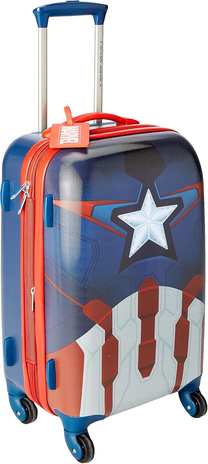 American Tourister Marvel 21 Inch Spinner Carry On Luggage, Captain