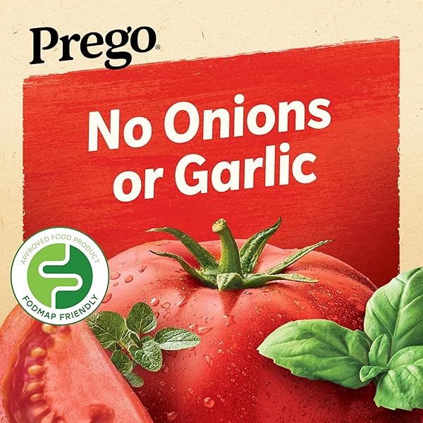 PREGO TRADITIONAL SENSITIVE RECIPE LOW FODMAP PASTA SAUCE, 23.75 OZ JAR