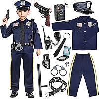 Amazon.com: Viyorshop Kids Police Costume Deluxe Police