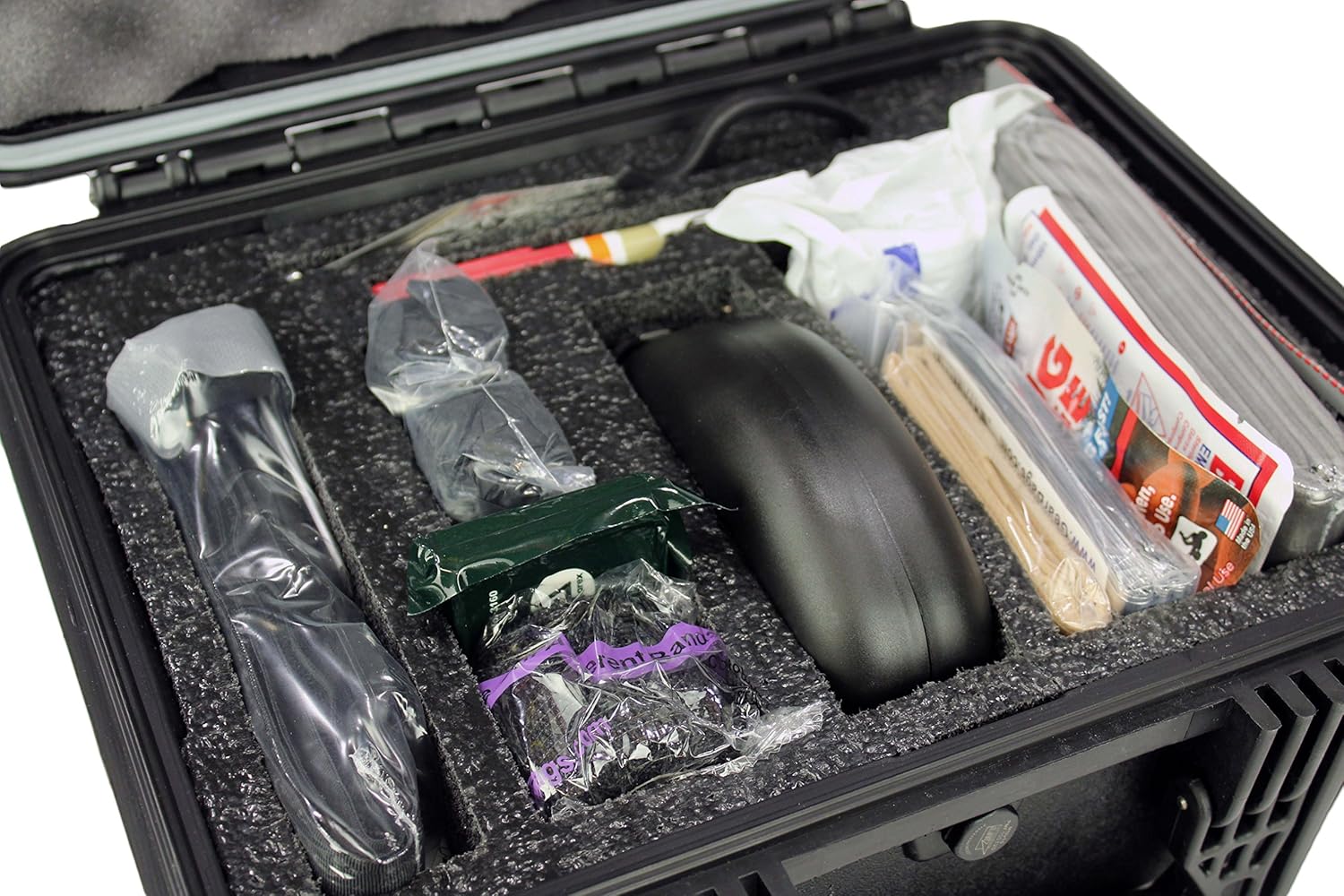 Lightning X Premium Gun Range Trauma & Bleeding First Aid Kit in ATWT Hard Case - Custom : Sports & Outdoors