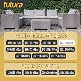 Futura Premium Rectangular Garden Furniture Cover 180x120x74cm 600D UV view 8