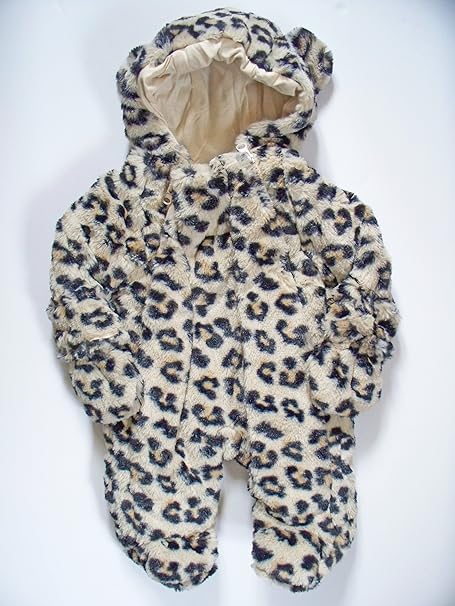 leopard print snowsuit
