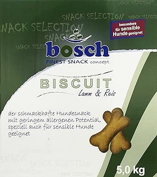 Bosch 127001 Hundefutter Biscuit Lamb Und Rice 5 Kg Amazon De