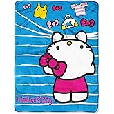 Northwest Hello Kitty Micro Raschel Throw Blanket, 46" x 60", Hanging Out
