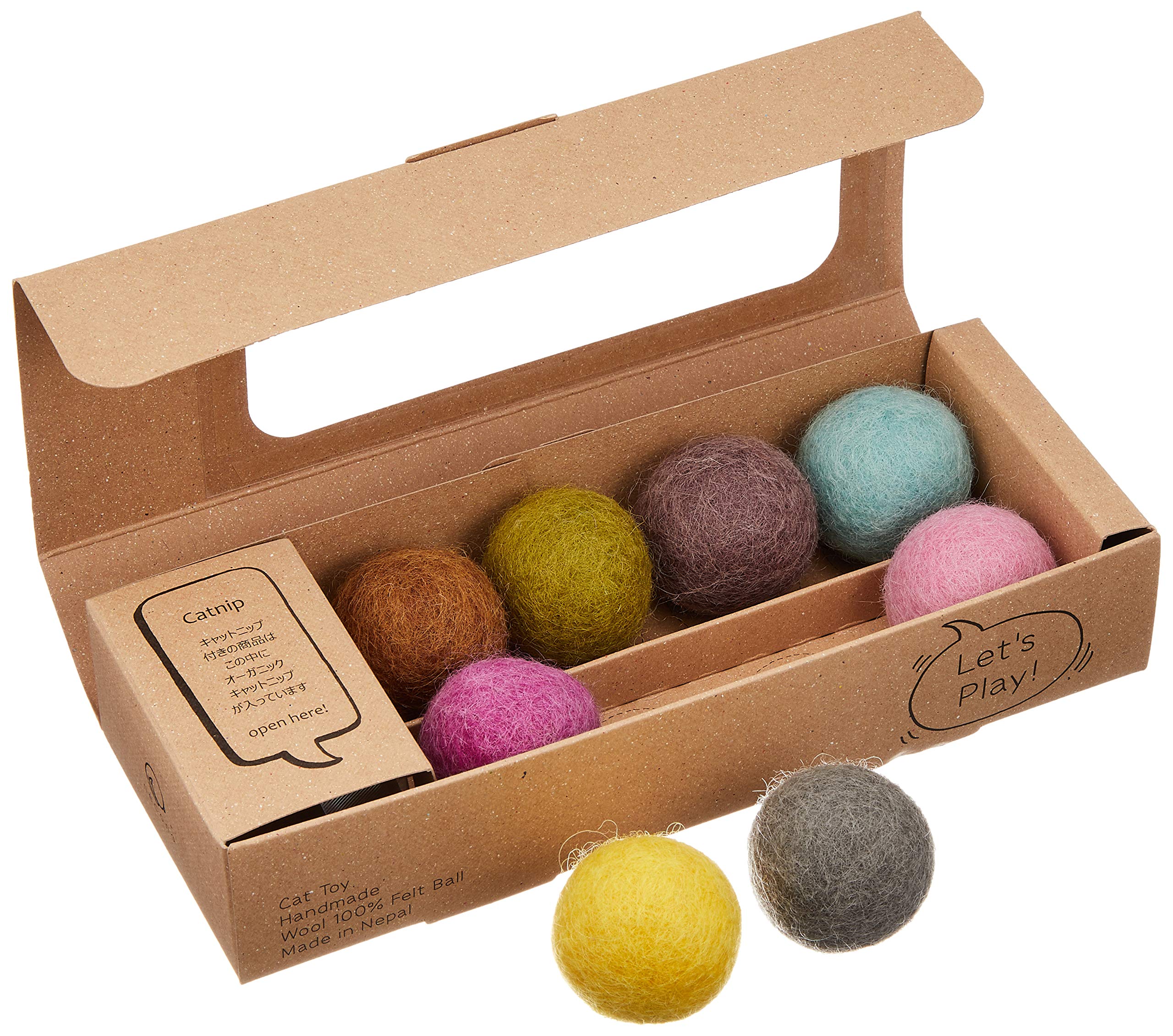 necono(ネコノ) コロコロボール ネコ用ボール 8カラー キャットニップ商品画像