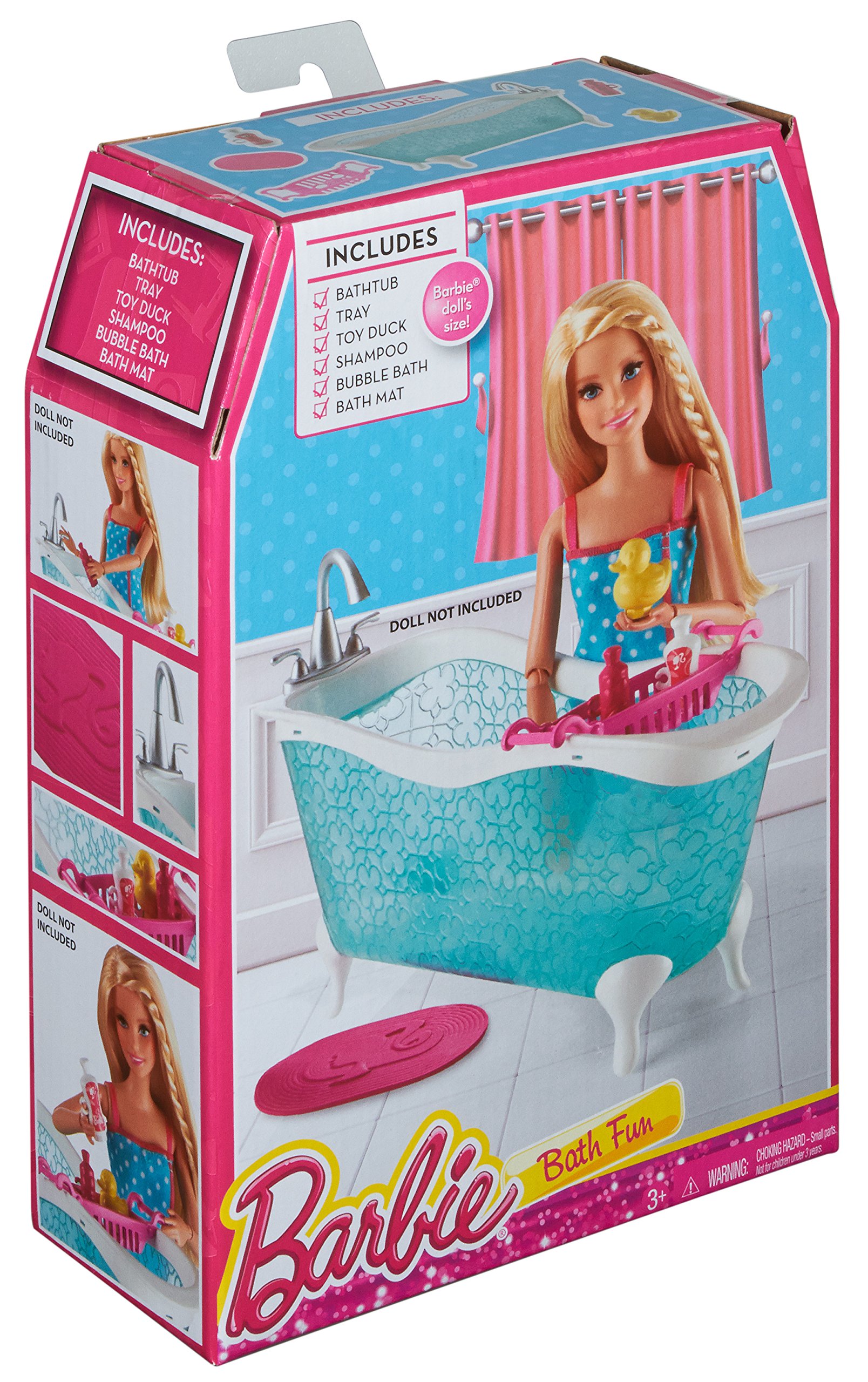 barbie bathtub with bubbles