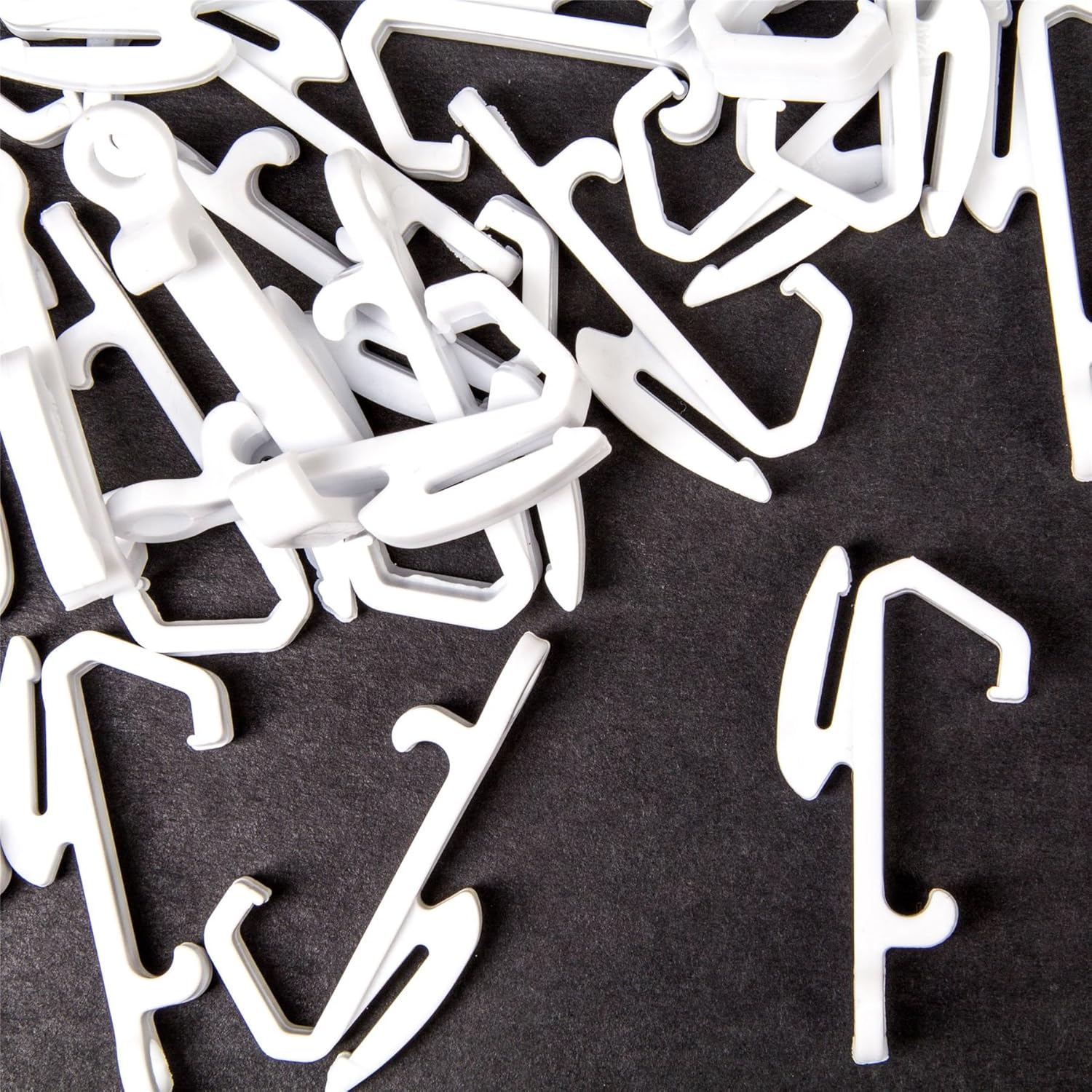 100x Swish/SologlideLike Curtain Gliders White Track Rail Runners