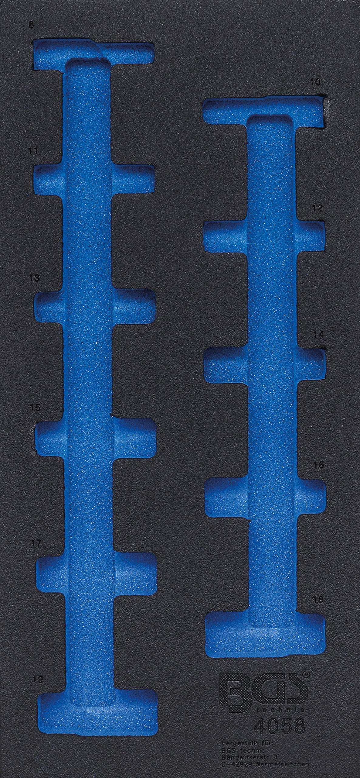 BGS 4058-1 | Tool Tray 1/3, empty | for BGS 4058