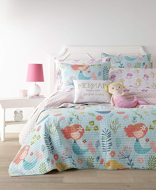 mermaid quilt set