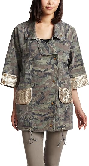 Amazon クルーンアソング Croon A Song ソフトミリタリーモッズコート Kkl 6301 A Multi 099 38 コート ジャケット 通販