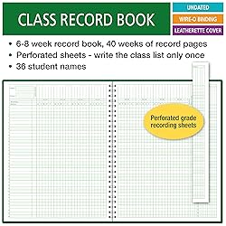 Elan Publishing Company Class Record Book for 6-8