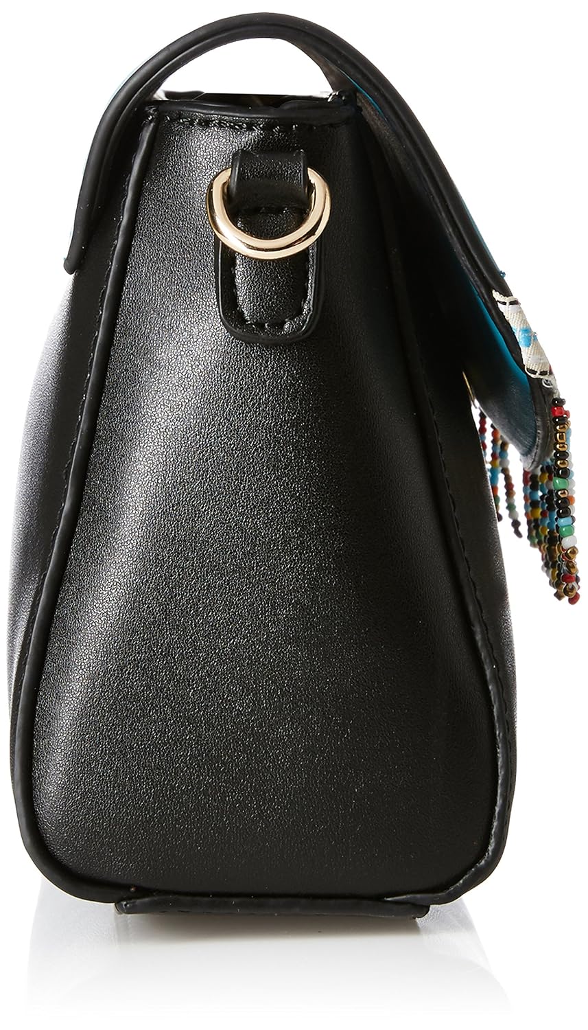global desi fashion plus women's satchel (black) ()
