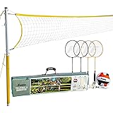 Franklin Sports Family Volleyball & Badminton Combo