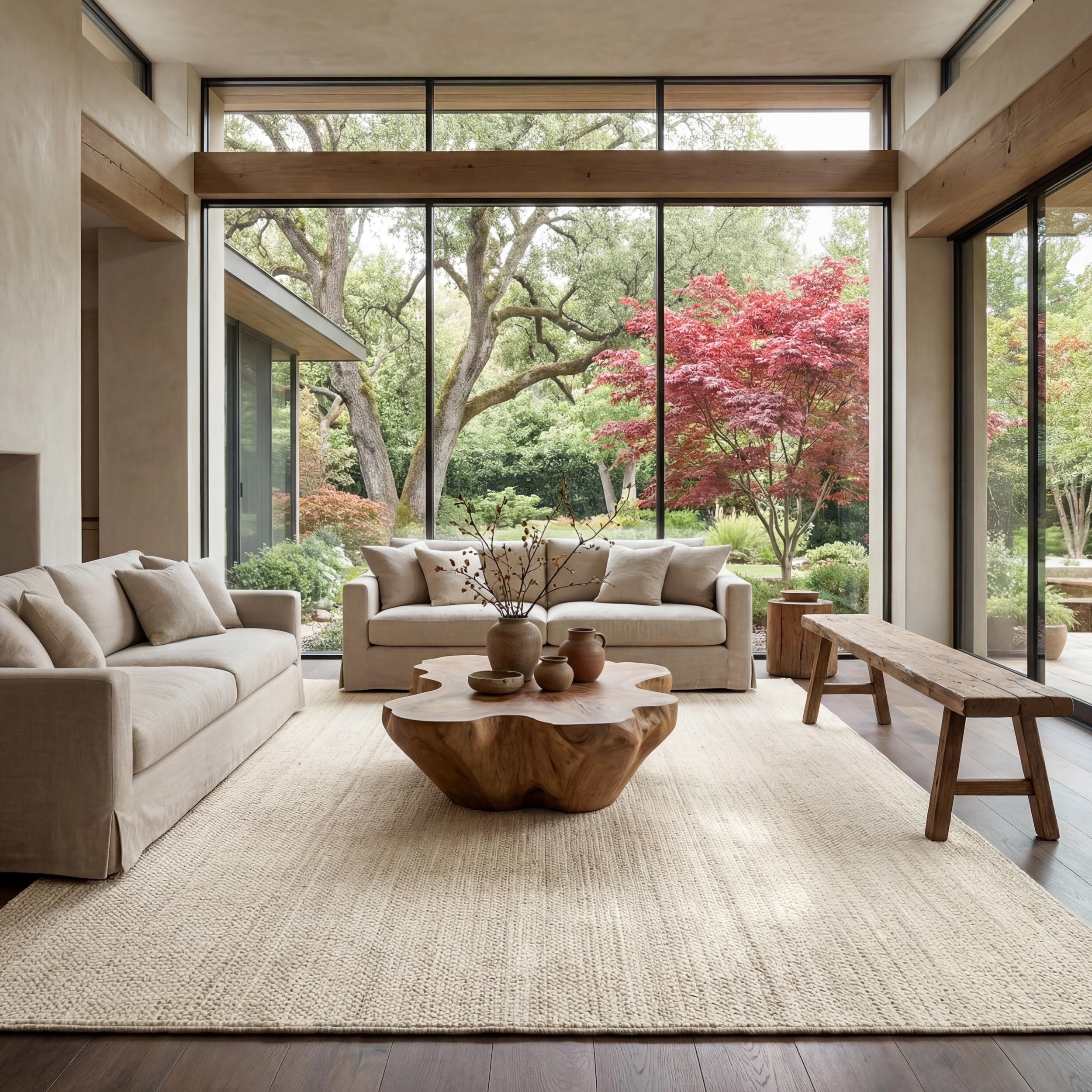 nuLOOM Rugs, polypropylene, Off White, 240 x 300 cm