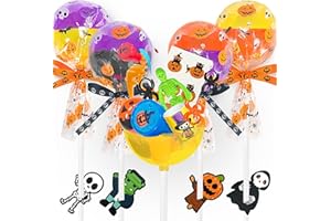 LINAYE Halloween Party Favors for Classroom Kids, 12 Pack Non-Candy Treats,Goodie Treat Bag Fillers Stuffers with Gifts Cards, Halloween Gifts Toys Bulk for Kids