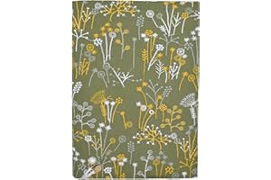 BLBMH Book Covers for Paperbacks Fit for 5.5x8.5 inch Book Bible Adjustable Book Sleeve Cover for Women Over 15 Soft Cloth Protector for Bible Novels - Spring