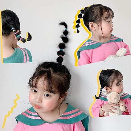 Amazon Co Jp Bianhuan ヘアゴム こども 約1000本 セット おしゃれ かわいい カラフル ベビー ヘアアクセサリー ゴム 髪 リボン 赤ちゃん 髪留め 女の子 髪飾り 髪ゴム 誕生日 ドレス プレゼント 発表会 Dヘアゴム 小さいサイズ ベビー マタニティ