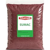 TAZAH Ground Sumac Spice, 5 lb (80 oz) Bulk Bag, Product of Jordan | Sized for restaurants, catering, commercial kitchens, spice refills, and frequent high-volume cooking