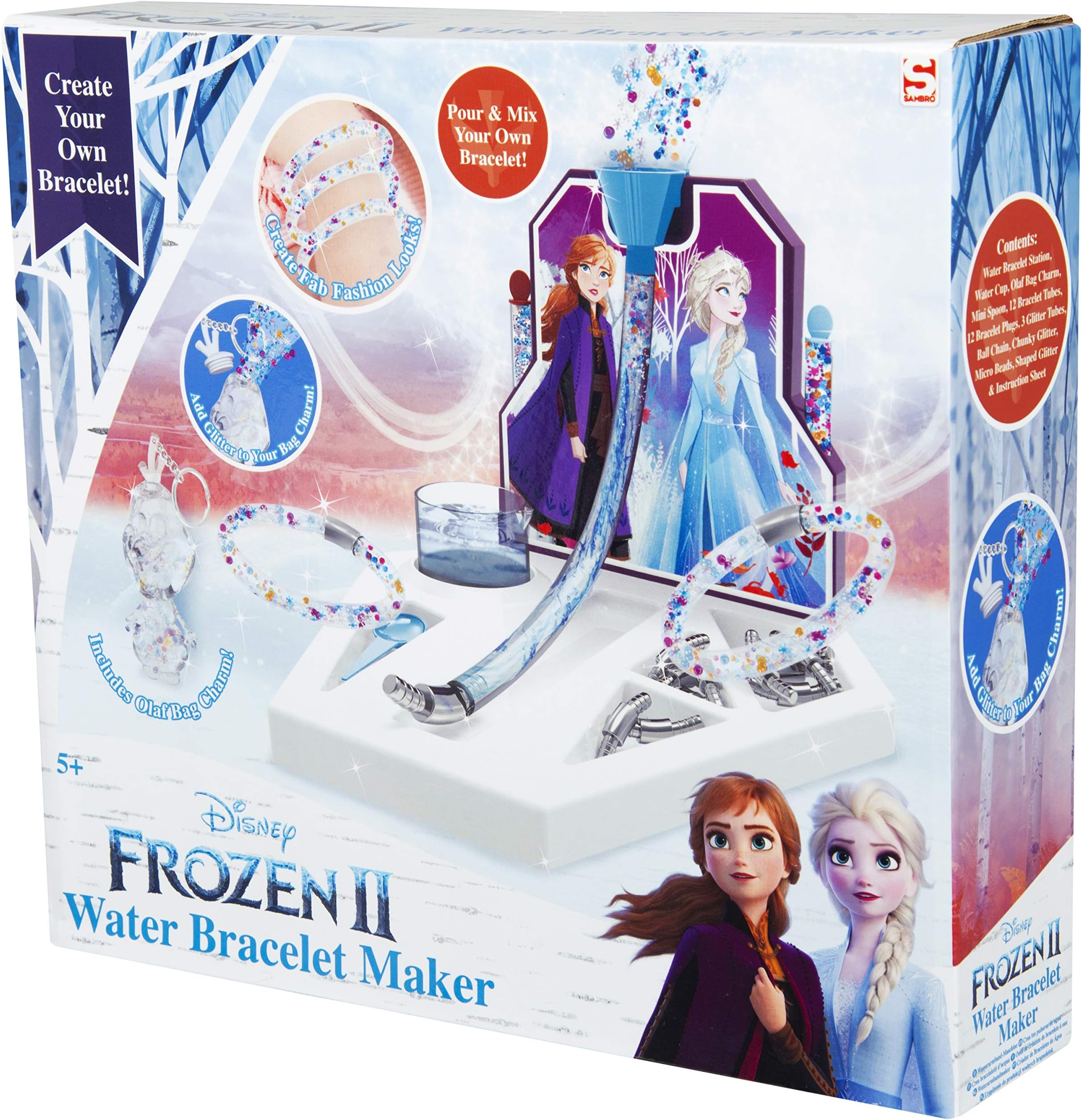 Sambro Frozen 2 Water Bracelet Maker, Multicolour
