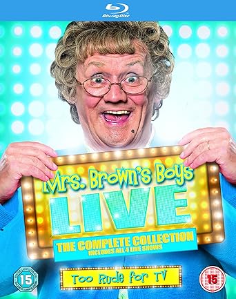 Mrs Brown S Boys Live 2012 2015 Blu Ray 2014 Amazon Co Uk Brendan O Carroll Jennifer Gibney Brendan O Carroll Jennifer Gibney Dvd Blu Ray