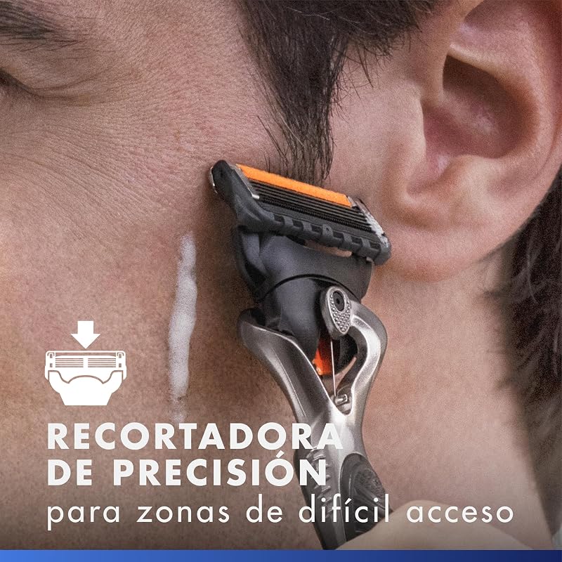 Navalha Proglide masculina com 4 recargas, preta