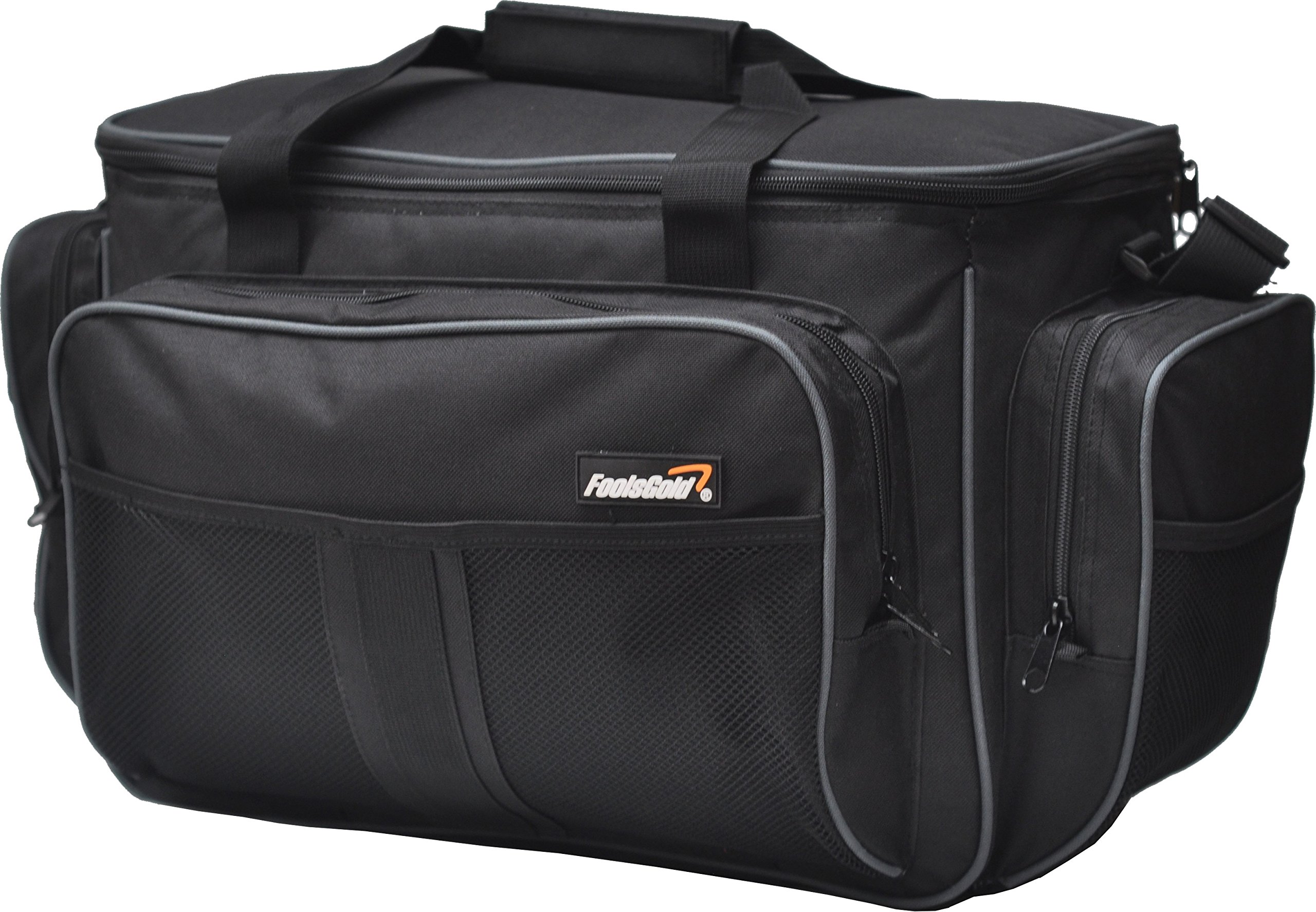 foolsGold Large Insulated Fishing Tackle Holdall Bag - Black