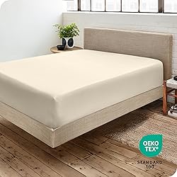 Bare Home Fitted Bottom Sheet King Size - Premium