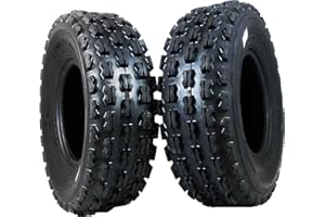 MASSFX Sport ATV Tire Set - Two Front 22x7-10 - 4 Ply Rating - 1/2” Tread Depth - 22x7x10 (Two Pack)