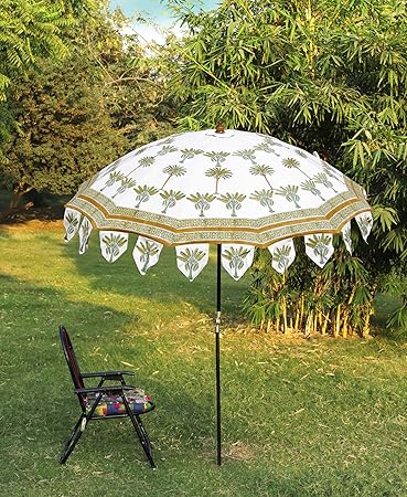 Amazon Com Handicraft Palace Indian Garden Umbrella Block