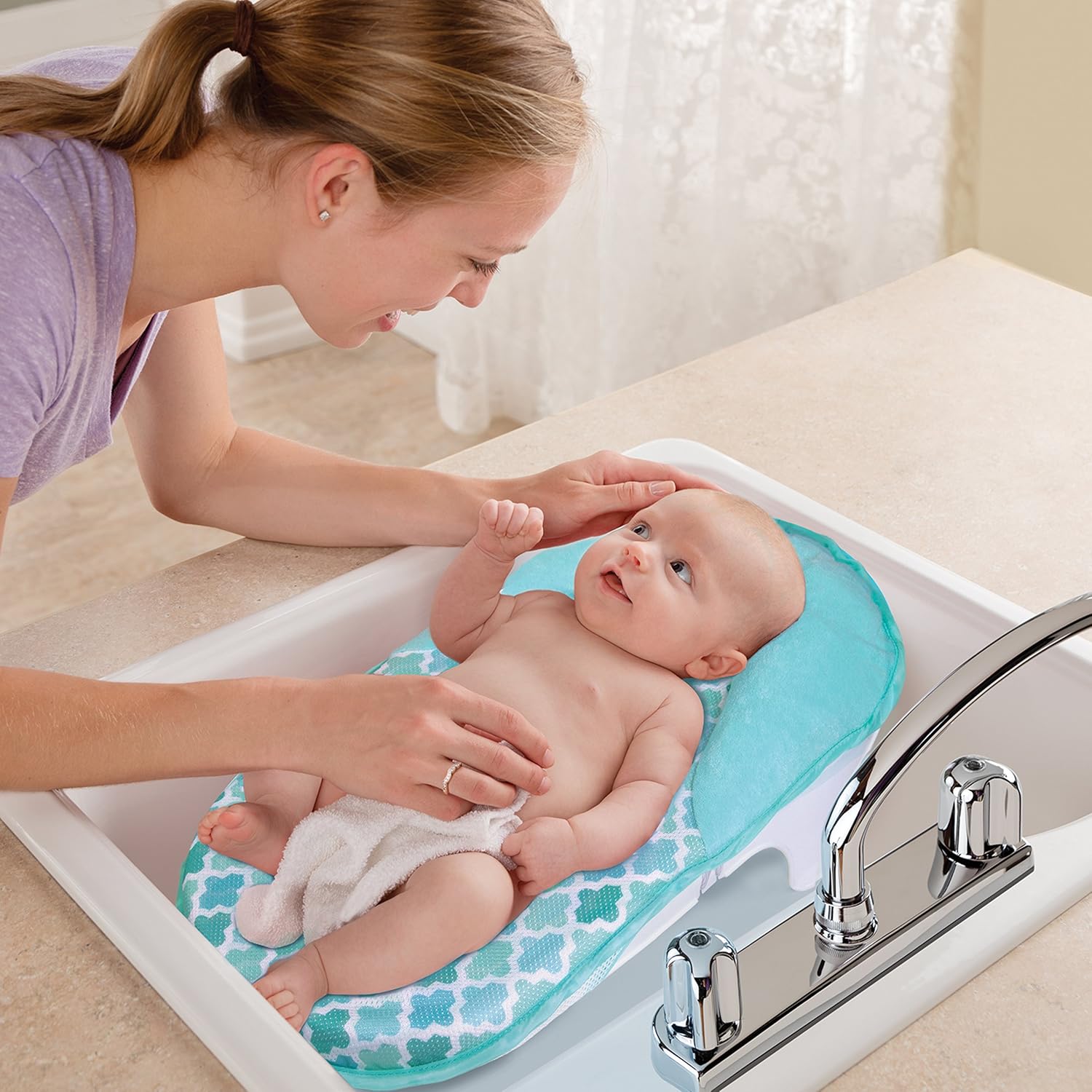 Summer Lil Luxuries Whirlpool, Bubbling Spa & Shower, Blue : Baby