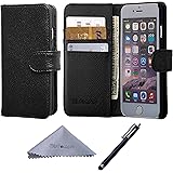 iPhone 6s Case, iPhone 6 Case, Wisdompro Premium PU Leather 2-in-1 Protective Folio Flip Wallet Case with Credit Card Holder 