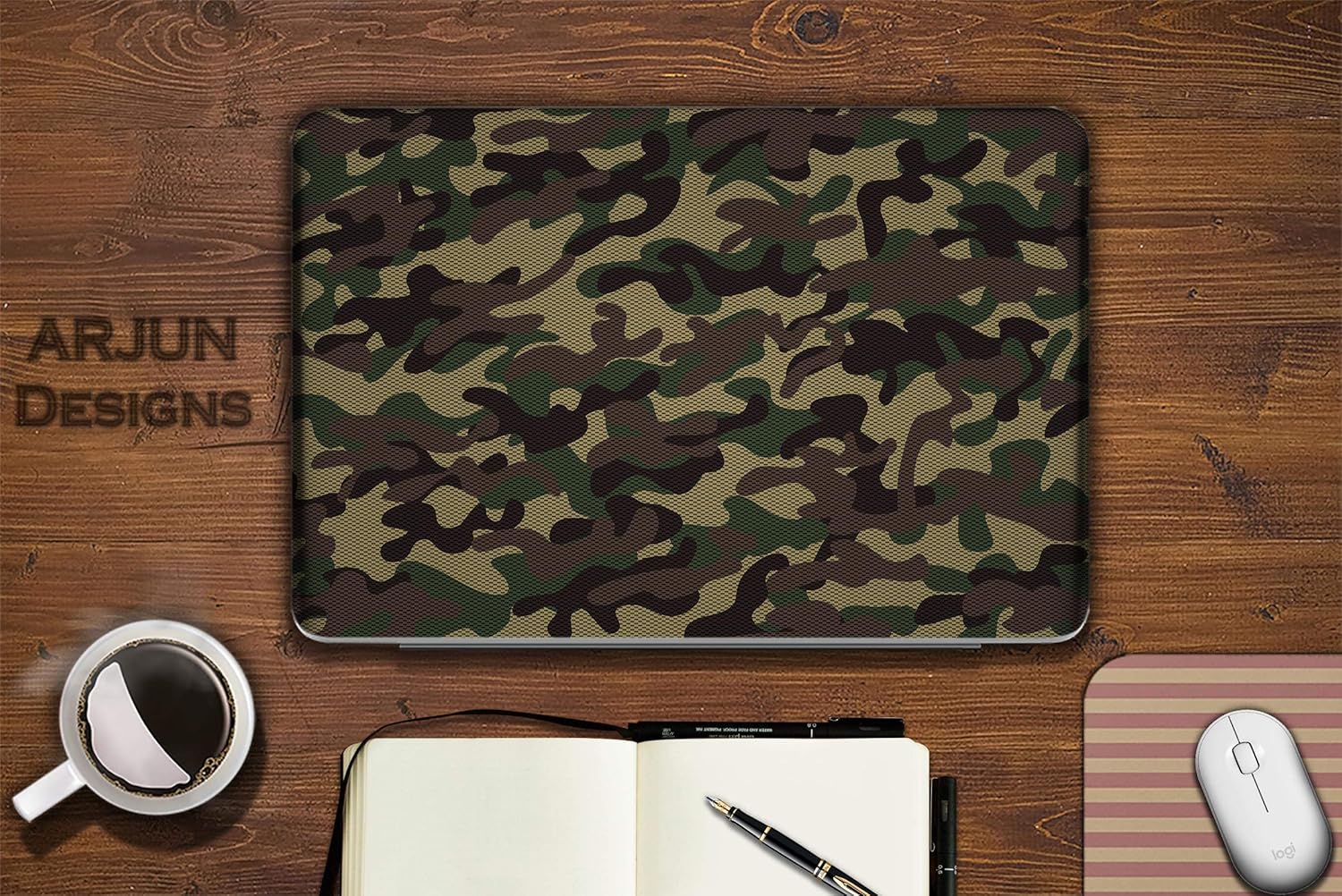 Arjun Designs Army Camouflage Laptop Skin for 15.6" laptops