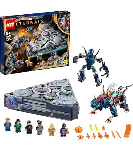 Amazon.com: LEGO 76145 Marvel Eternals' Aerial Assault Building