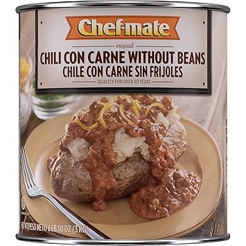 Amazon.com: Chef-mate Beef Chili, Canned Chile With Meat, No ...