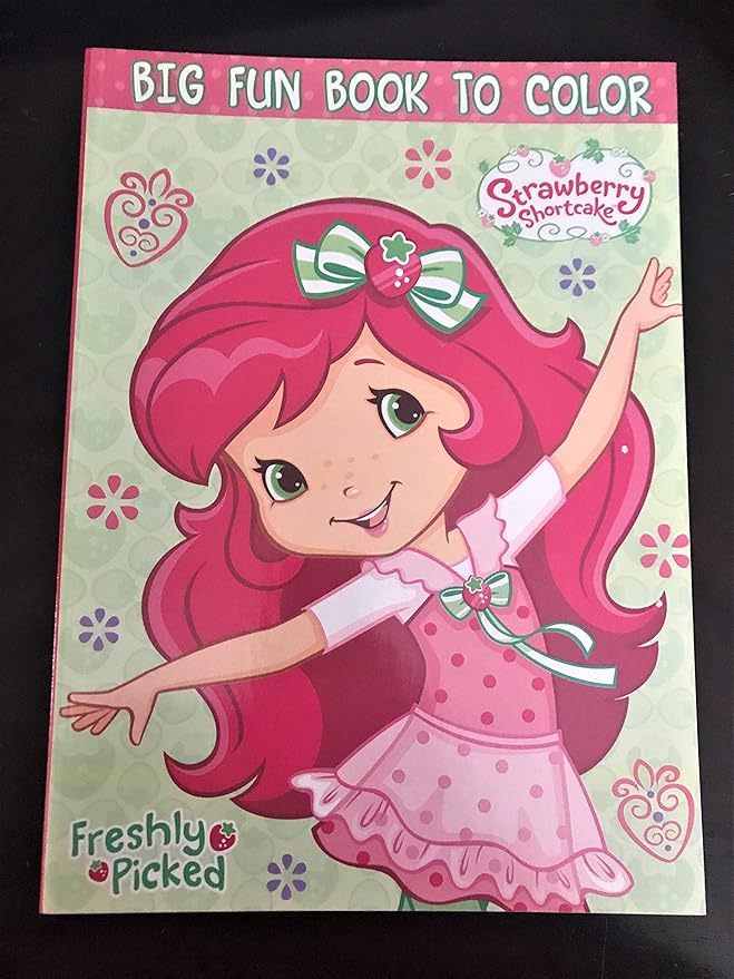 Amazon.com: Strawberry Shortcake Big Fun Book to Color (Freshly Pickled ...