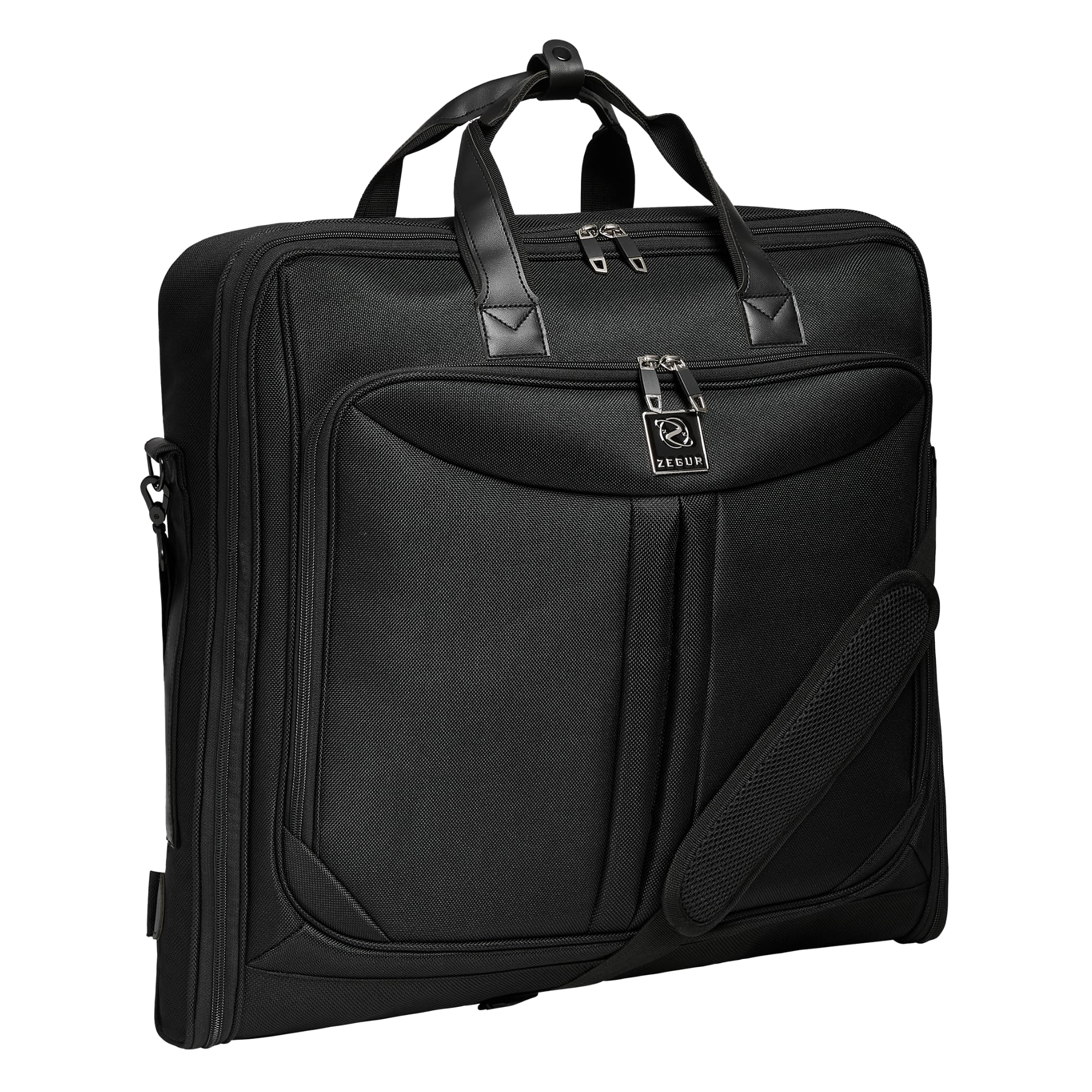 ZEGUR Premium Suit Bag for Men Carry On - Garment Bag for 4 Suits - Travel & Business Suit Carriers for Men with Shoulder Strap and Laptop Compartment โ image 1