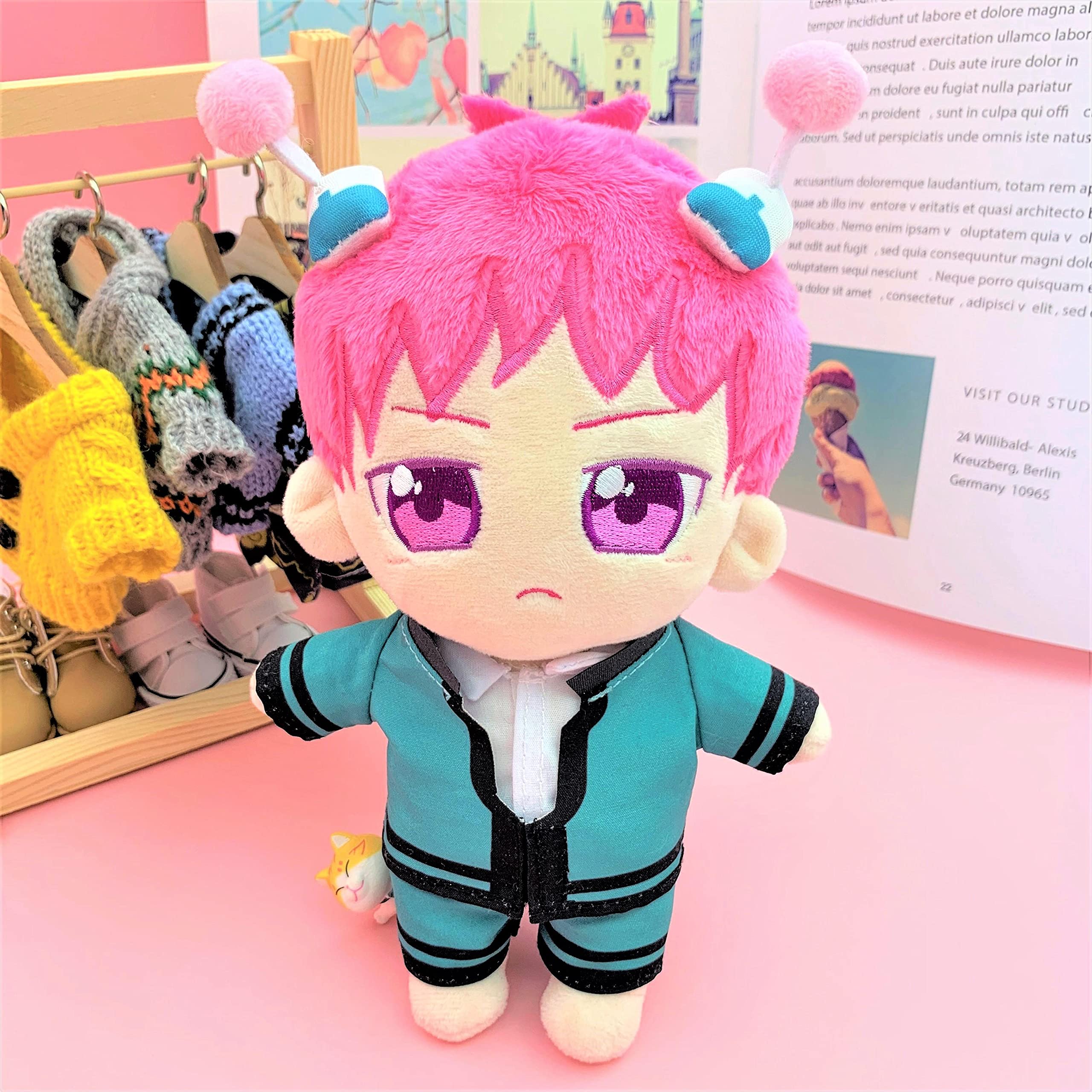 Buy Anime Plush Saiki K Uoozii Saiki K Plushie 7.8"/20cm with 1 Set