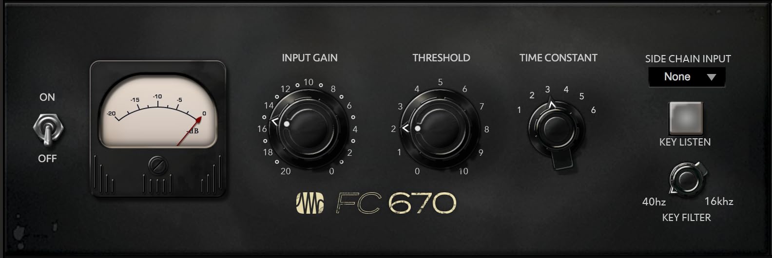 PreSonus FC-670 Compressor Fat Channel Plug-in [Online Code]