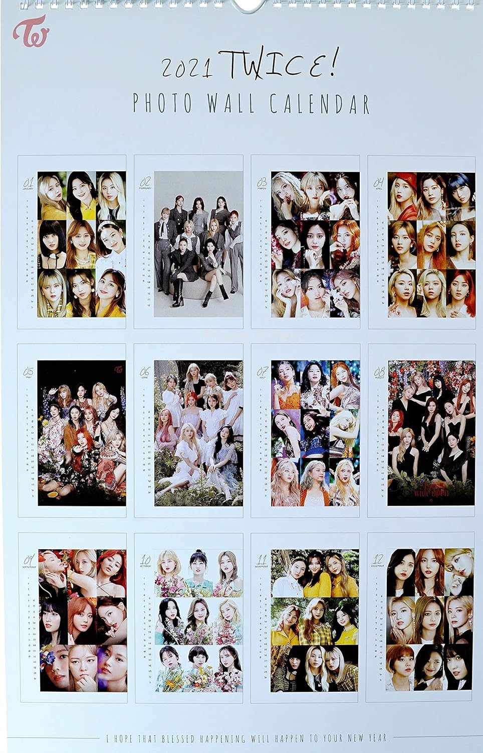 Amazon Twice トゥワイス グッズ 大判 壁掛け カレンダー 21年 令和3年 年間カレンダー 2点セット アイドル 芸能人グッズ 通販