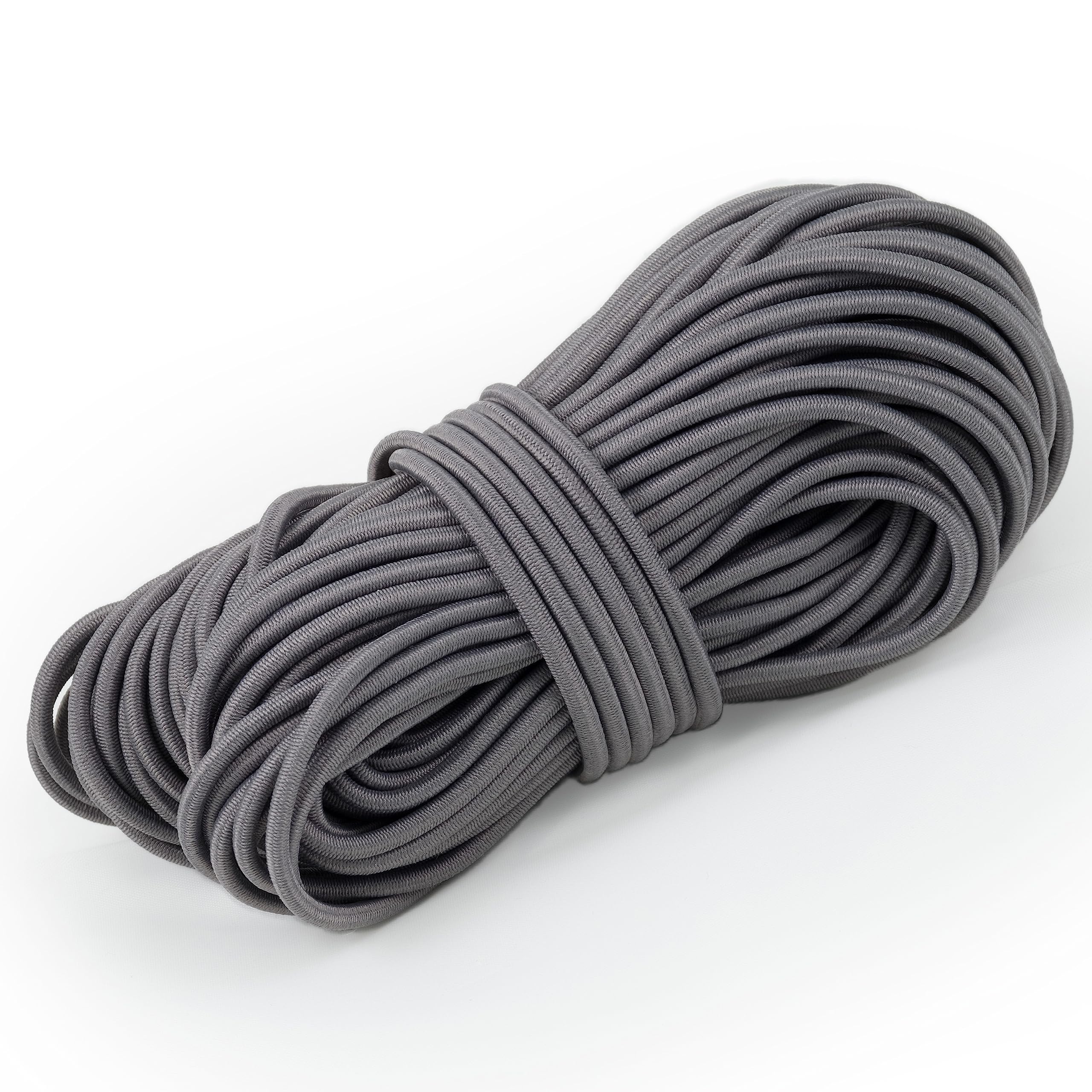 Shelver Premium Elastic Cord, 3mm Grey, 20m