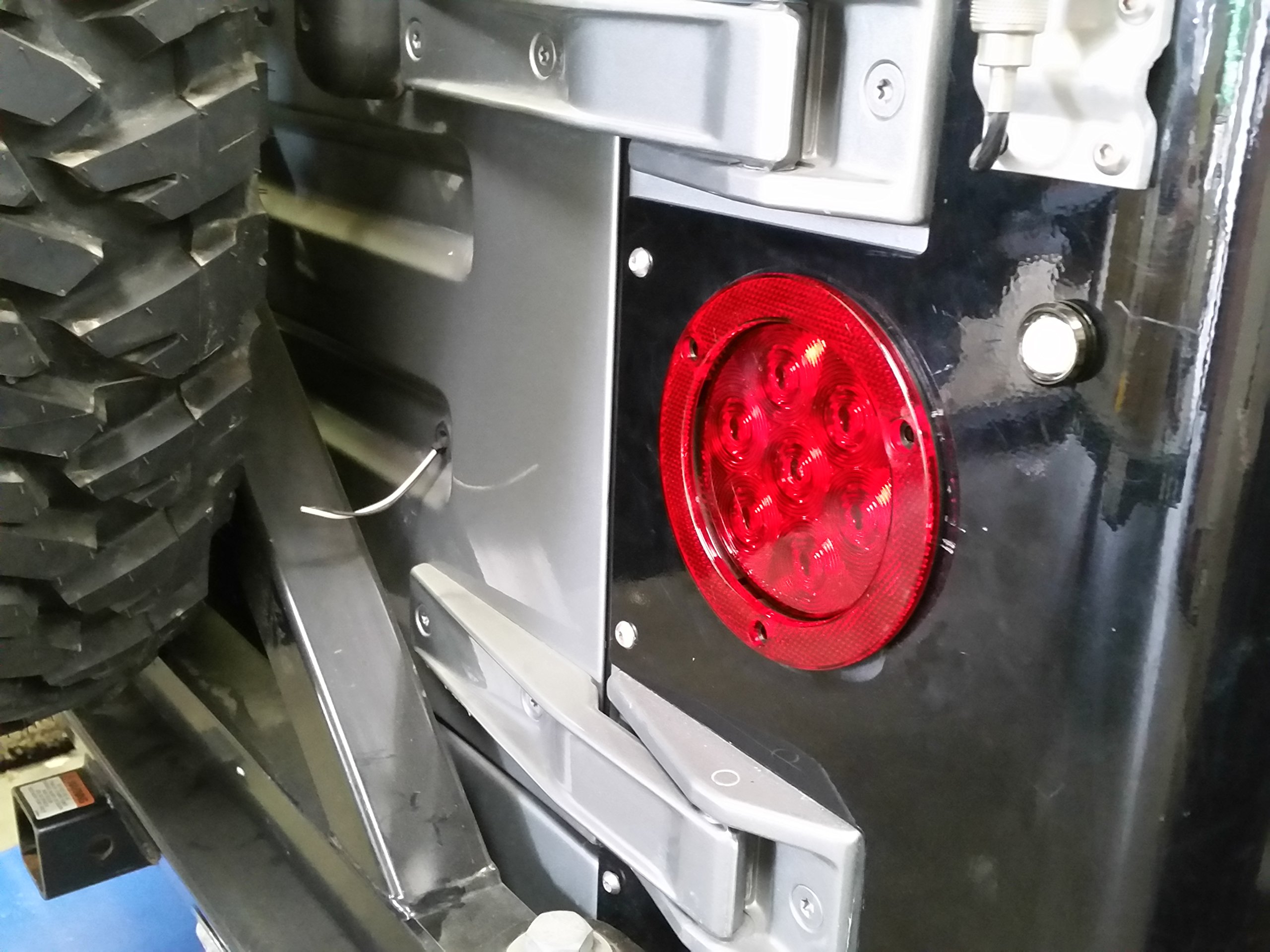 GCD Jeep Wrangler 4" Flush Mount Tail Lights (2) Lights Included TJ CJ