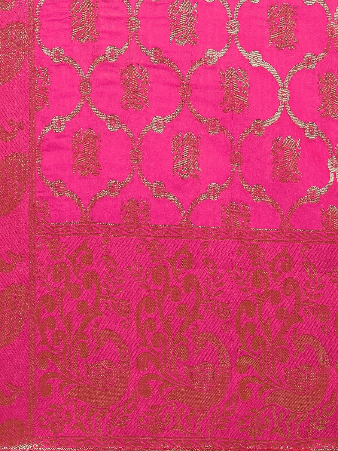 kanchnar women's silk banarasi dupatta