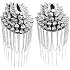 HEEPDD 200 Pezzi di Diamante Rivetto, 4 Colori di Punk Rivetti Doppio Lato Borchie Decorazioni per Scarpe da Cintura in Pelle con Cassetta degli Attrezzi 10mm