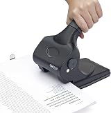 Rapesco 1015 Heavy Duty ALU 65 Metal 2-Hole Punch Black 65 Sheet view 2