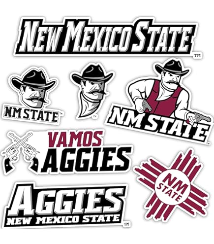 Gagliardetto In Feltro University Of New Mexico Lobos - 12x30 Pollici, Colore Rosso