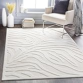 Livabliss Zandy Outdoor Textured Area Rug, 7'10" x 10', Cream