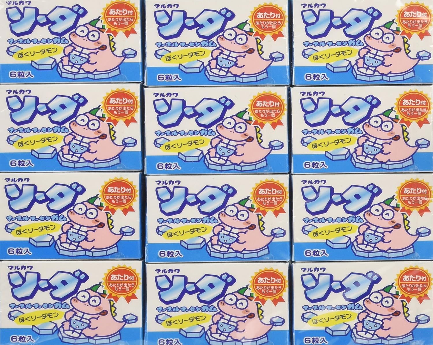 Amazon 丸川製菓 ソーダマーブルガム 6粒 33個 丸川製菓 駄菓子 通販